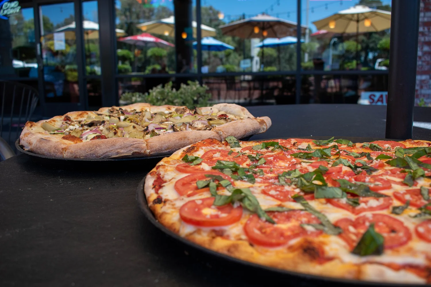 David's Pizza brick-oven pizza